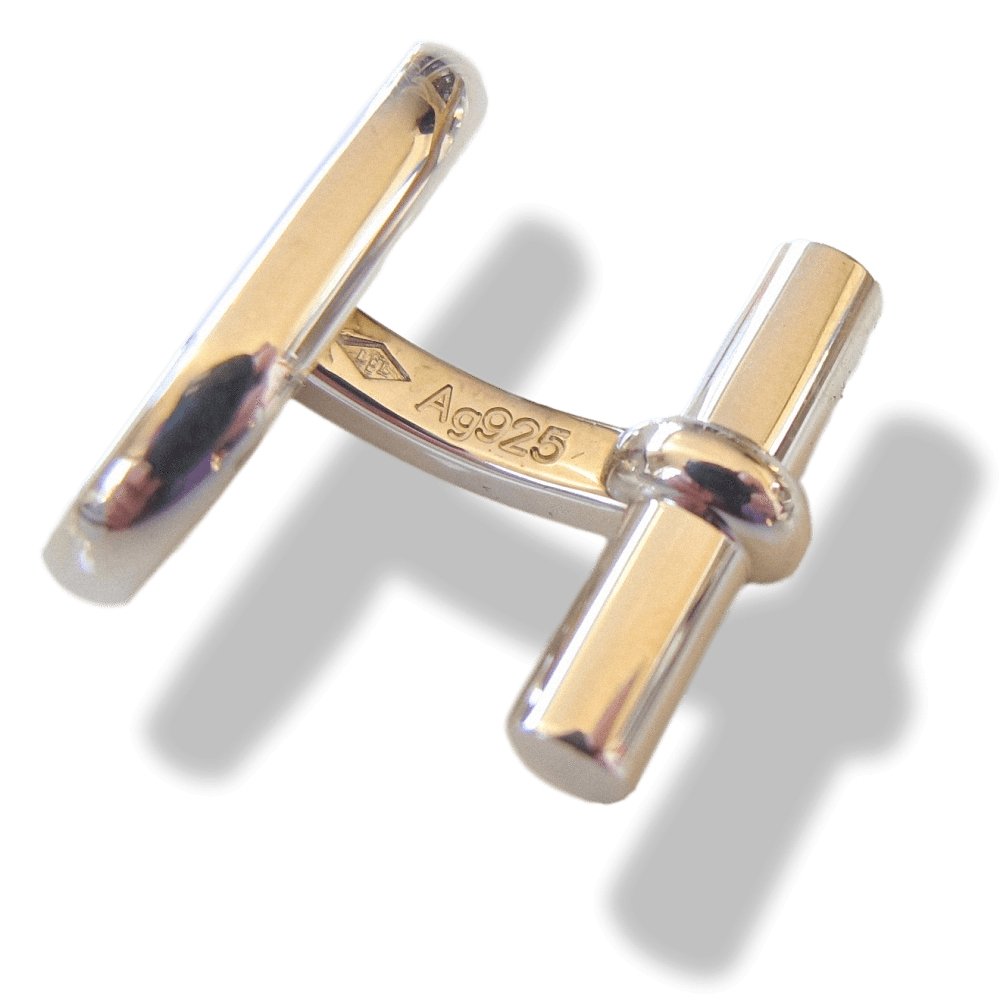 Hermes Rare Sterling Silver Cuffflinks, New! - poupishop