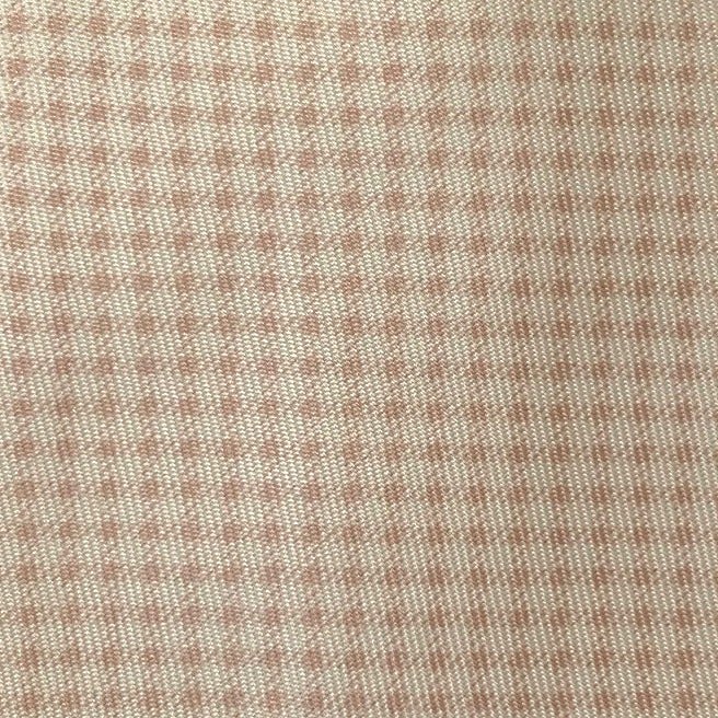 Hermes Rose pale Ecru PIED DE POULE 100% Twill Silk Tie 9CM, NWT in Pochette! - poupishop