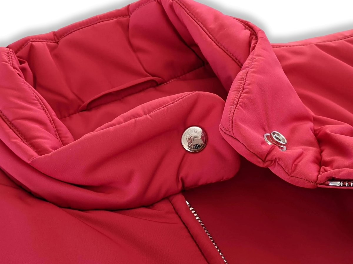 Hermes Rouge Casaque Men's JOCKEY Sleeveless Vest - Gilet Coupe-Vent SzM, BNWT! - poupishop