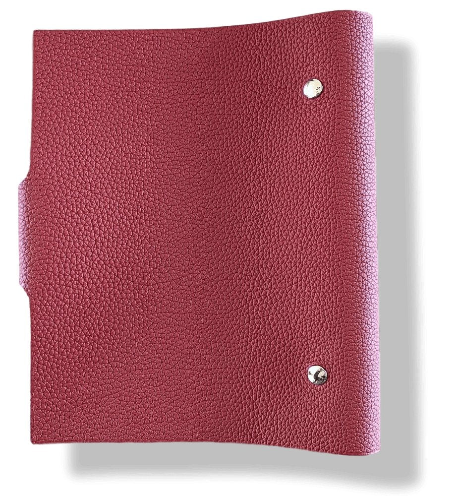 Hermes Rouge Grenat Togo Calfskin ULYSSE MM NoteBook Cover, BNWTIB! - poupishop