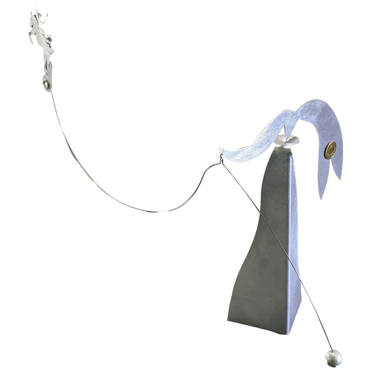Hermes 2007 Brushed Steel / Acier Brossé Mobile "Shall we Dance? " by Pilippe Caron Mobile