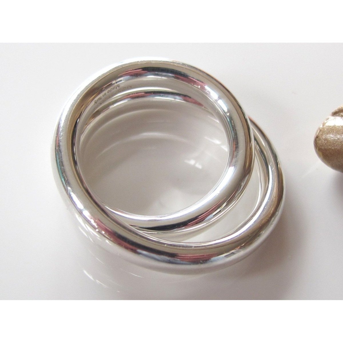 Hermes Shiny AG 925 Vertige Ring GM, Box! - poupishop
