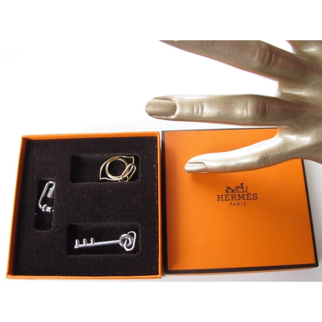 Hermes Single CURIOSITE Charms Pierced Earring , NIB! - poupishop
