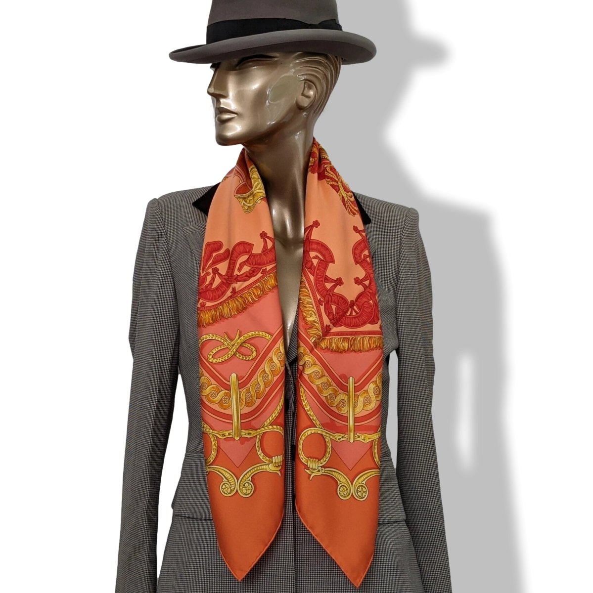 Hermes Special Issue BRIDE DE COUR 30 YEARS IN MUNICH Twill 90cm, Rare in Box! - poupishop