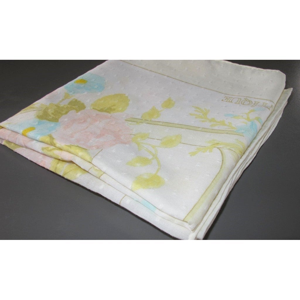 Hermes Special Issue Romantique Plumetis of Cotton Scarf 90cm, Rare! - poupishop