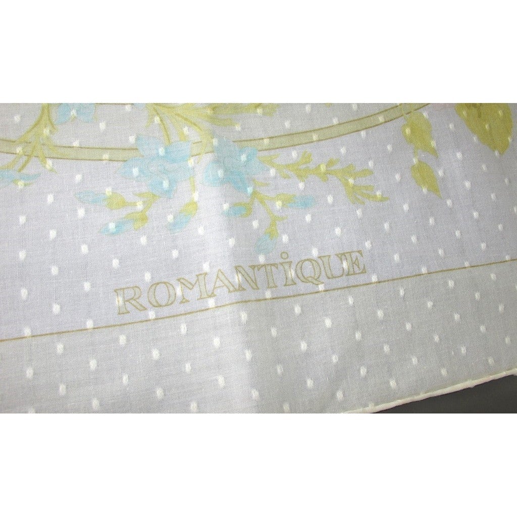 Hermes Special Issue Romantique Plumetis of Cotton Scarf 90cm, Rare! - poupishop