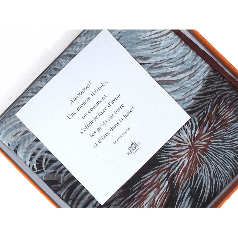 Hermes Special Issue VIP by Alice Shirley AWOOOOO Cashmere 70 cm, Rare, NIB with card!! - poupishop
