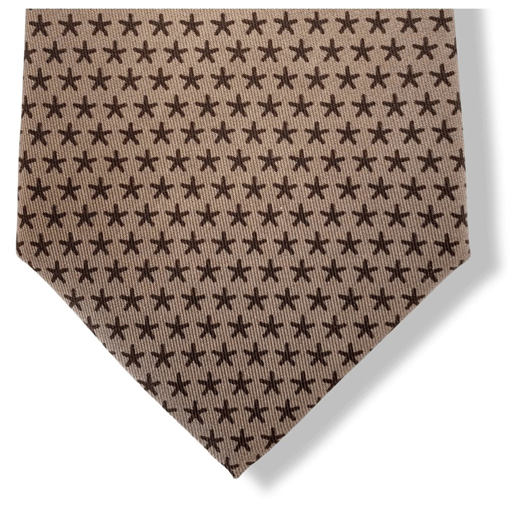 Hermes Tobacco Dark Tabac SETI Twill Silk Tie 9CM, NWT in Pochette! - poupishop