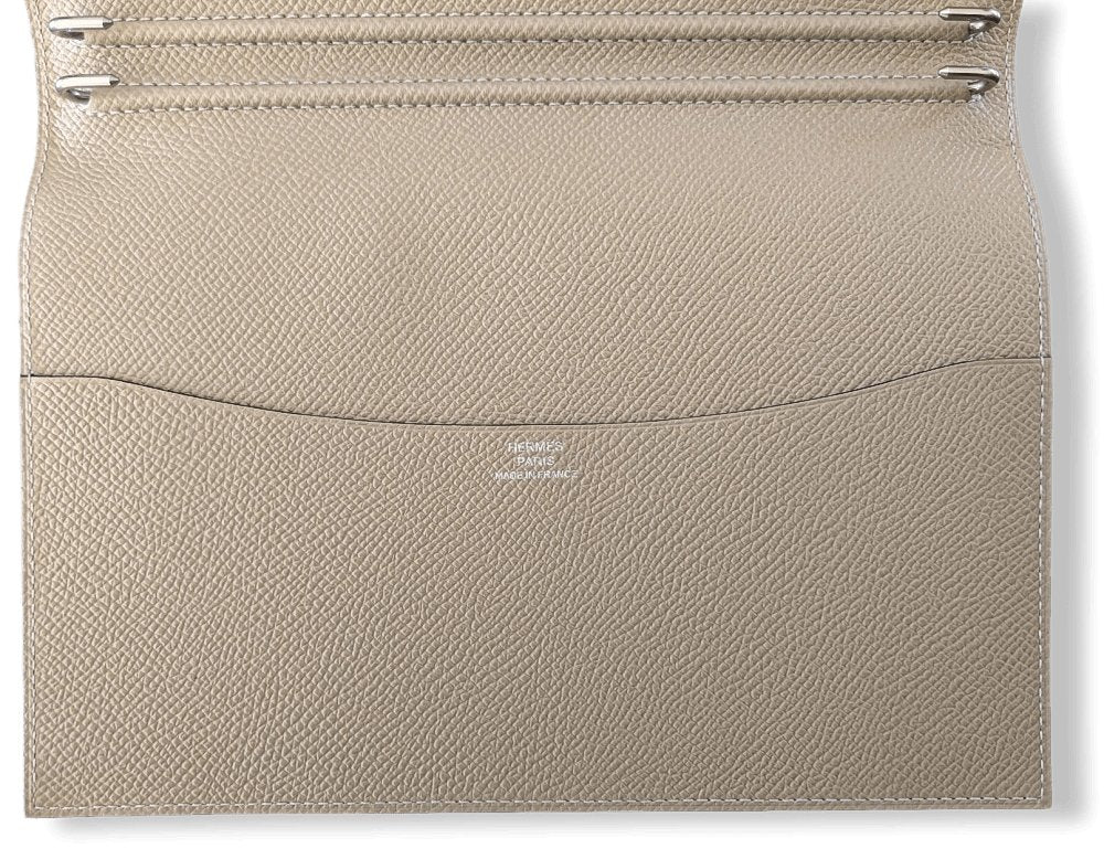 Hermes Trench Epsom Calfskin Agenda Cover GLOBE-TROTTER 2 PINS, BNWTIB! - poupishop