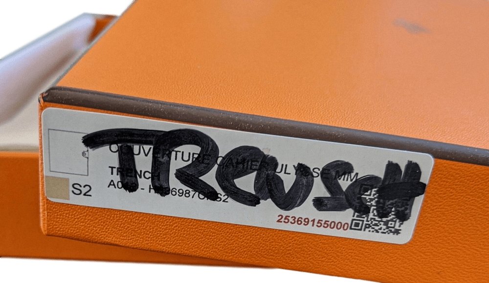 Hermes Trench Togo Calfskin ULYSSE MM NoteBook Cover, NWTiB! - poupishop