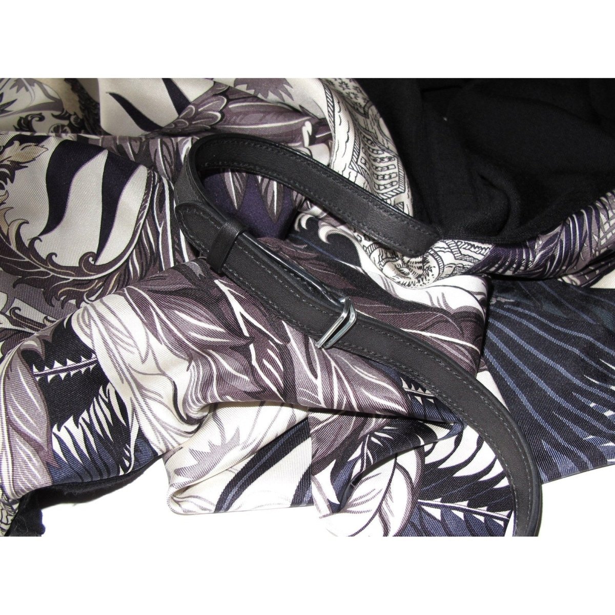 Hermes Twilllaine Mythiques Phoenix Tunic Mini Dress & Veau Barenia Belt, Sz40 - poupishop