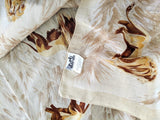 Hermes Vintage Beige LIONS in the Savannah Huge Muslin of Cotton Pareo, Rare! - poupishop
