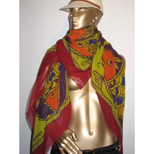 Hermes Vintage Fish Batik Cotton Pareo - poupishop