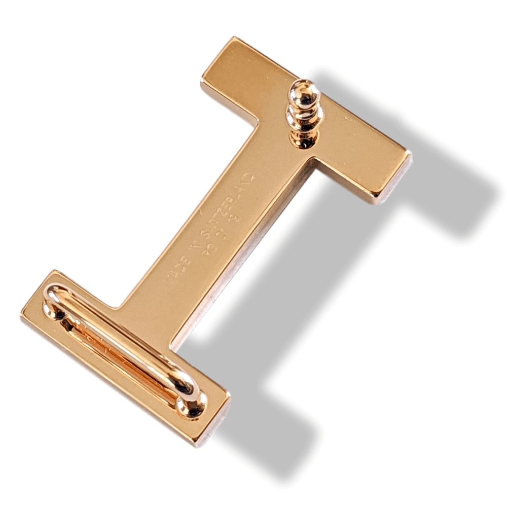 Hermes Women's Plated Pink Gold FOCUS Buckle 13 mm, New with Pochette and White Box!! - poupishop