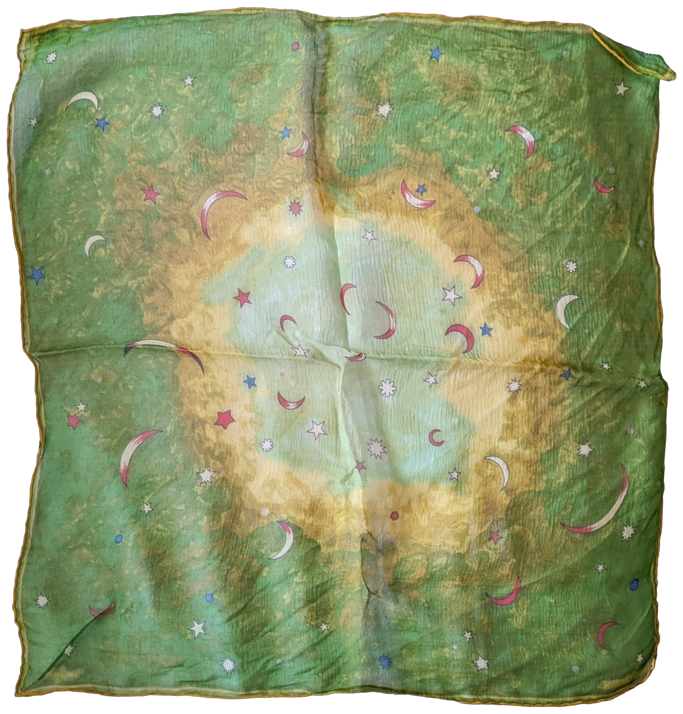 HERMES 1999 Commemoration Year of Stars & Mythology Muslin Pocket Scarf