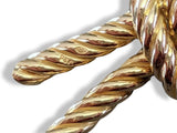 Hermes Yellow Gold 750 Cordage Sailor's Knot Brooch, Superb! - poupishop