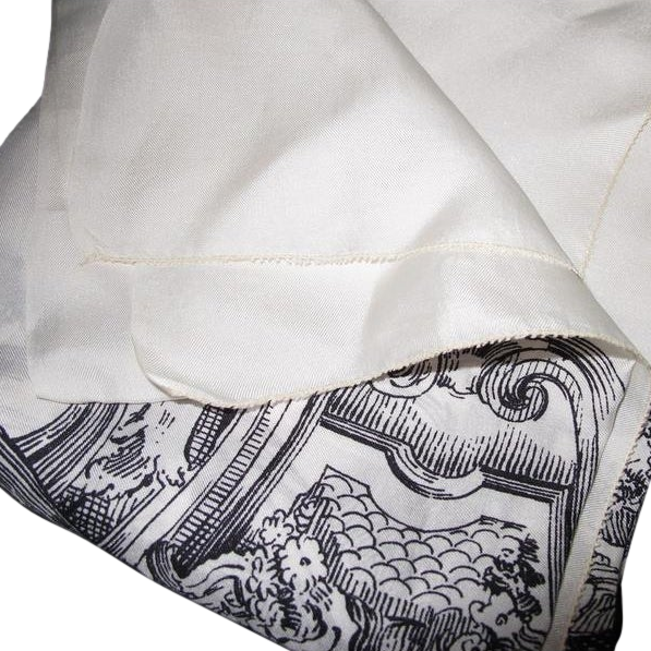 Hubert de Givenchy x Costa 1954 New Year Greetings Artist Silk Scarf