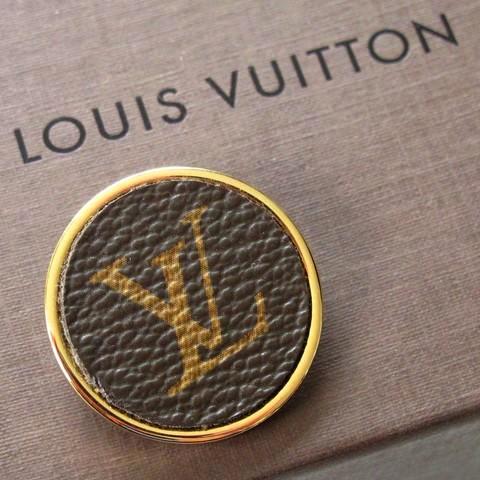 Louis Vuitton M01441 LV Symphony Brooch , Gold, One Size