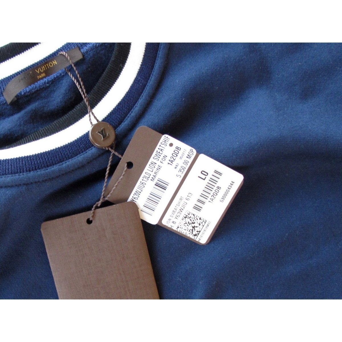 Louis Vuitton & Chapman Brothers Velvet Embroidered Lion Sweater Velvet Embroidered Sweater, NIB! - poupishop