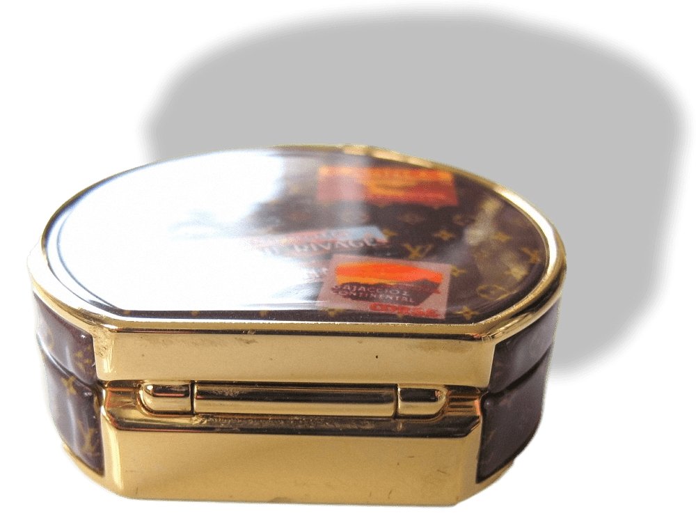 Louis Vuitton Micro Boite Chapeau with Mirror Bag Charm Key Holder Keyrings, NIB! - poupishop