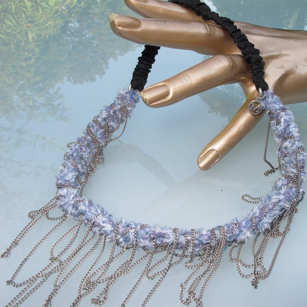 Maison Michel Bouclette Chains Hair Headband, SzL - poupishop
