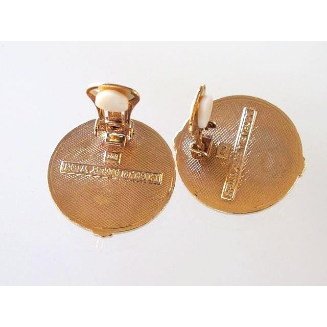 Michaela Frey Wien Enamelled Clip on Earrings, NIB! - poupishop