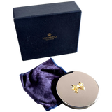 Mikimoto Pocket Make Up Travel Miror 2 faces Knot with small Pearl