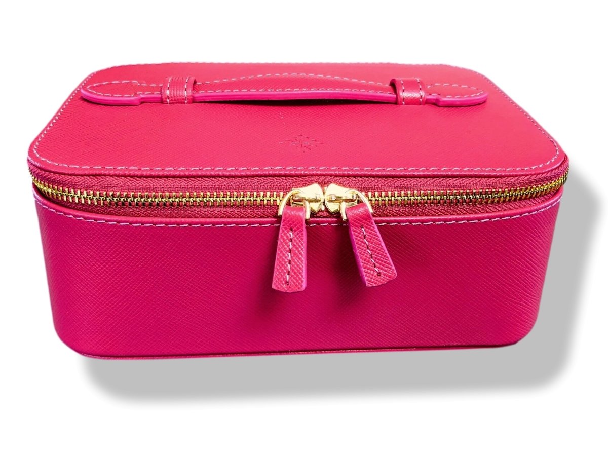 Patek Philippe Fuschsia Leather Jewelry Travel Box Case VIP, NIB! - poupishop