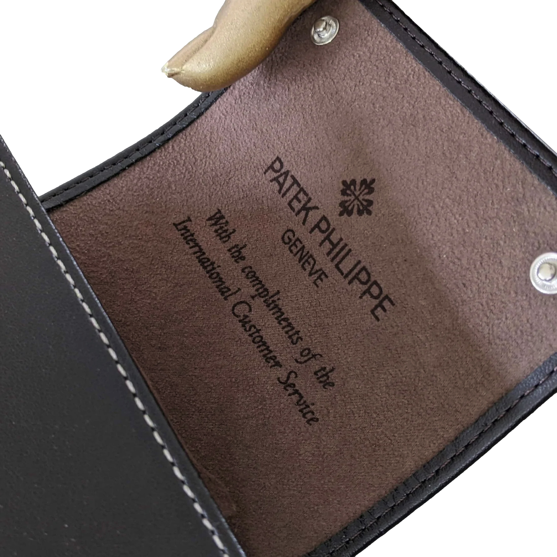 Patek Philippe Ebene Leather " Watch Case Vip" with Small Cushion