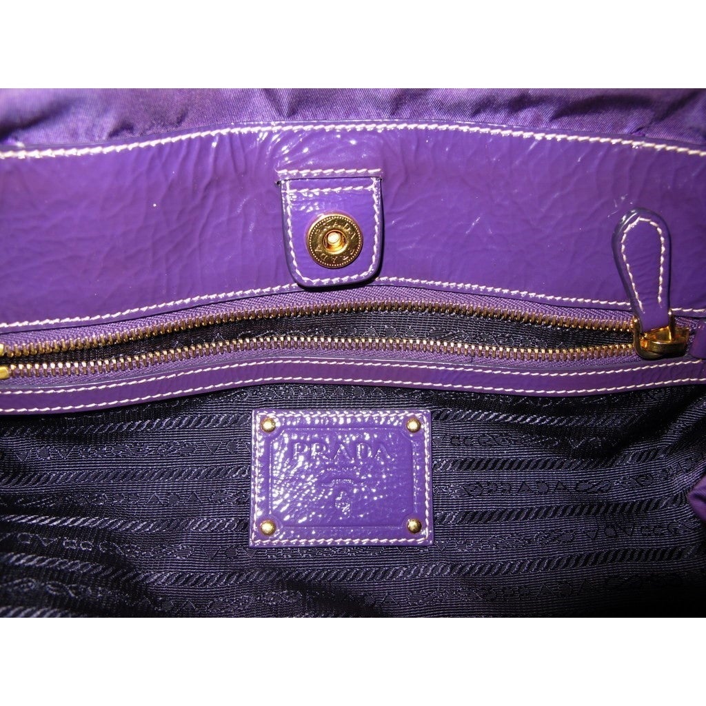 Prada 2008 Anemone Nylon Tessuto Pietre BR4118 Tote Bag - poupishop