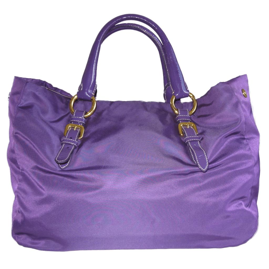 Prada 2008 Anemone Nylon Tessuto Pietre BR4118 Tote Bag - poupishop