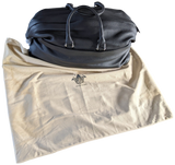 Van Astyn Noir Togo Calfskin Leather Travel Bag 57 cm
