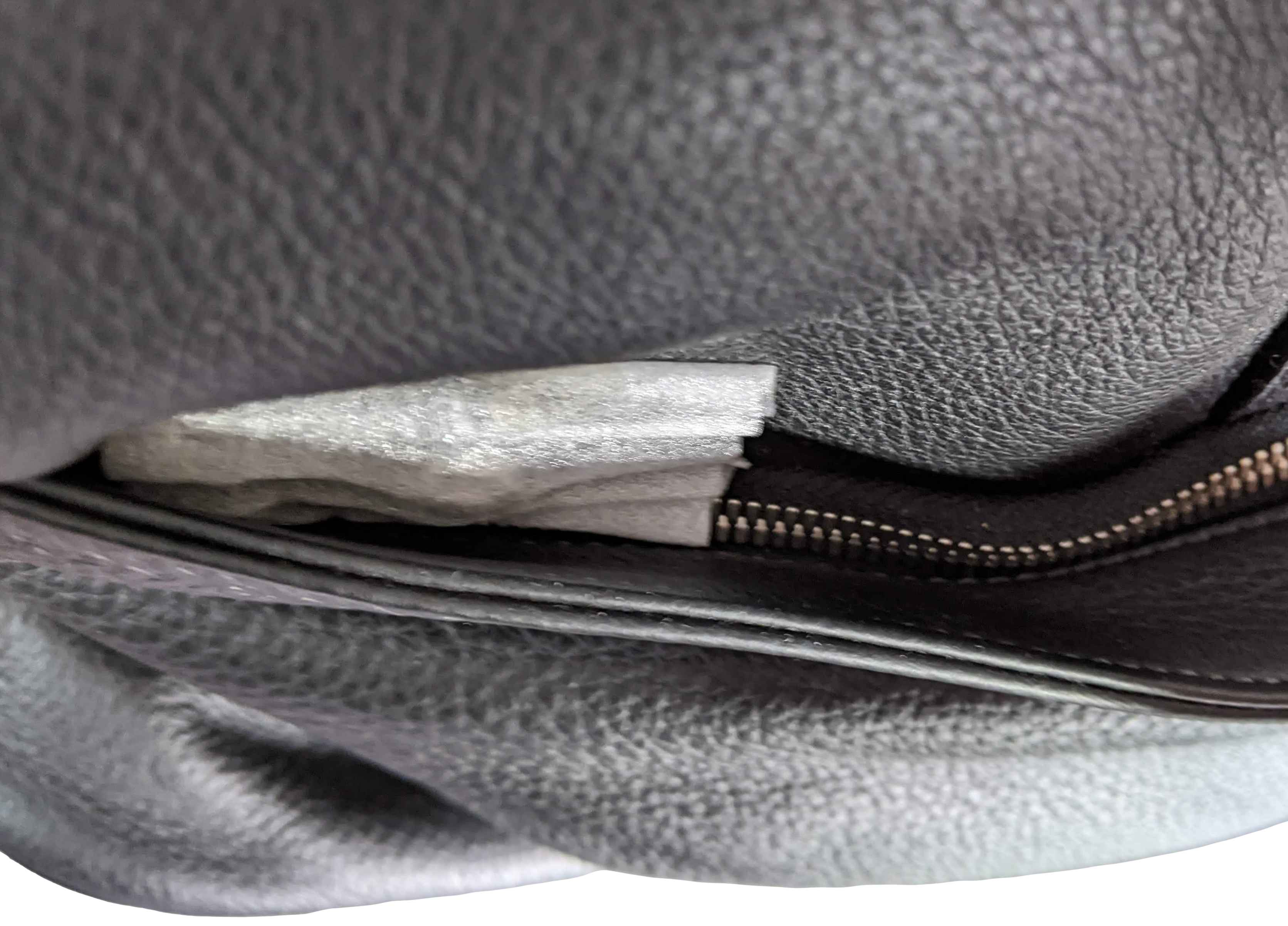 Van Astyn Noir Togo Calfskin Leather Travel Bag 57 cm
