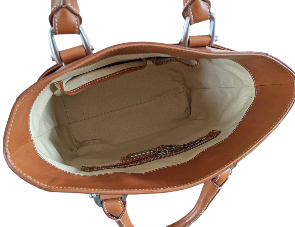 Van Astyn Fauve Calfskin Leather Handbag Bag 30 cm