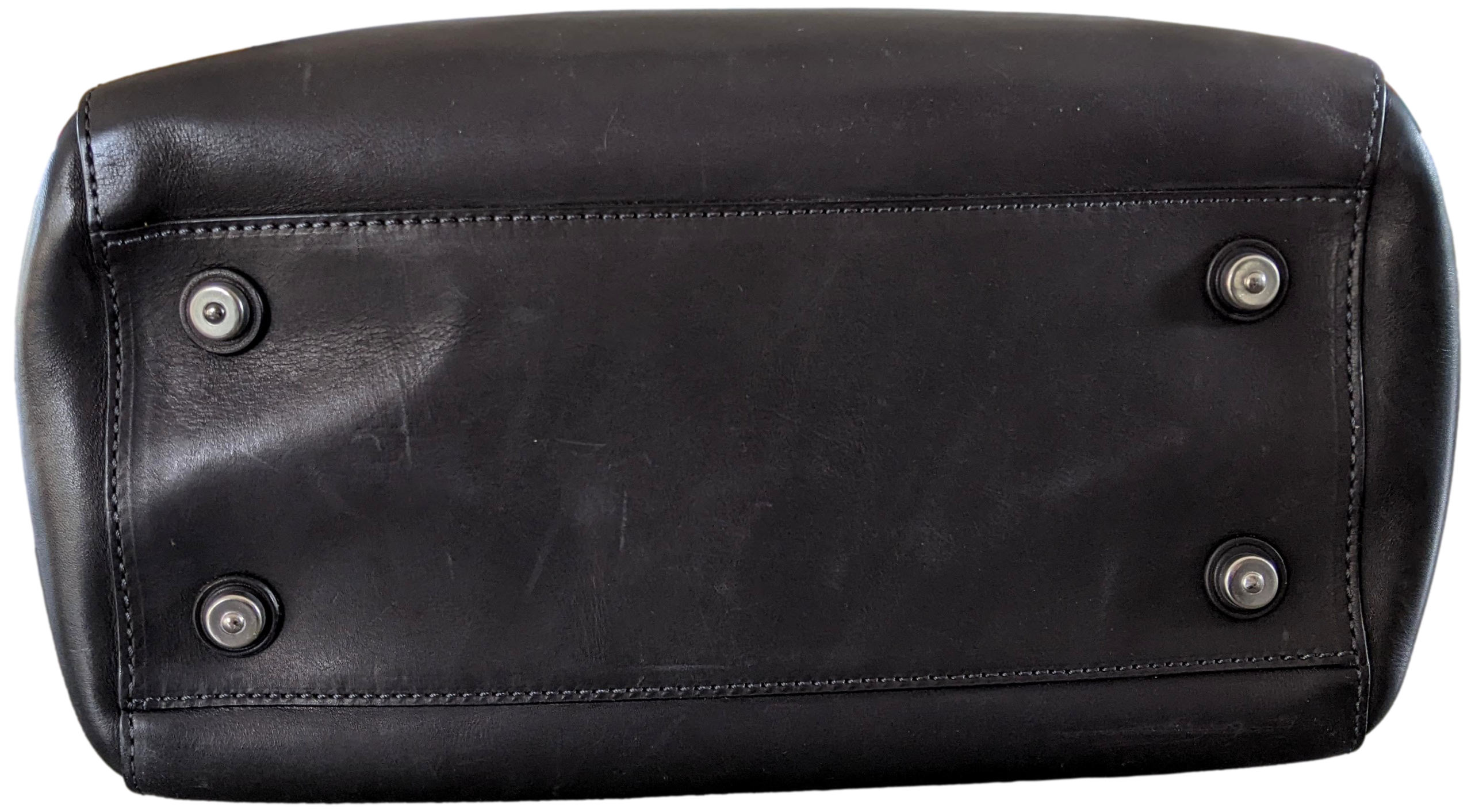 Van Astyn Noir Calfskin Leather Handbag Bag 30 cm