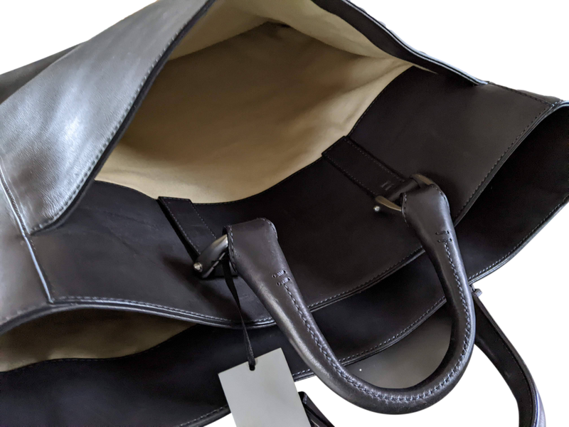Van Astyn Noir Calfskin Leather Handbag Bag GM 38 cm
