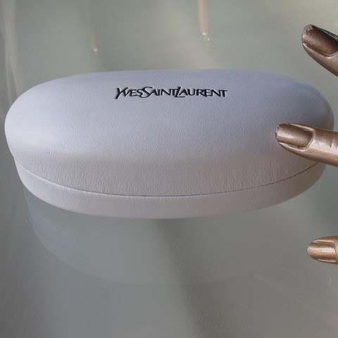 Yves Saint Laurent White Glasses Case - poupishop