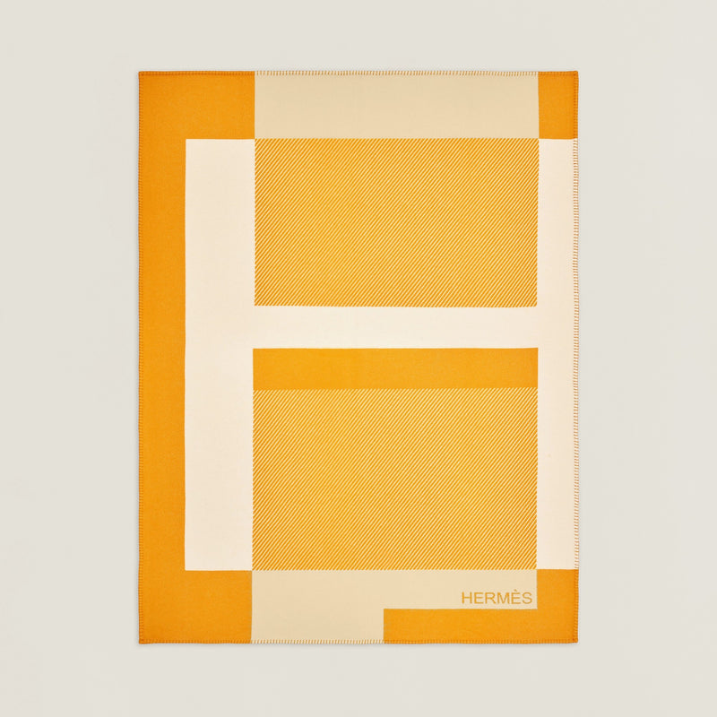 HERMES Soleil RIVIERA Wool and Cashmere 135 x 175 cm, New! A20251136