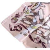 HERMES Noel au Faubourg 24 Pink Cashmere Scarf 90 – Collector Piece by Dimitri Rybaltchenko A20260218