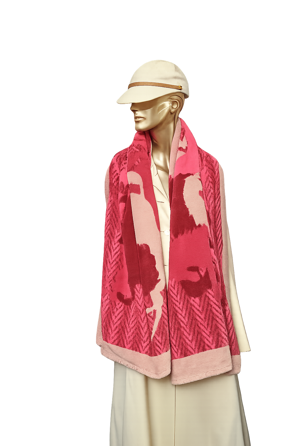 HERMES Ex Libris en Camouflage Beach Towel 90 x 150 cm Rose/Fuchsia/Bordeaux Rare
