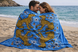 HERMES Les Leopards Beach Towel XXL 145 x 160