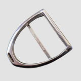 HERMES [JUTTA33] STIRRUP Vintage Sterling Silver Belt Buckle