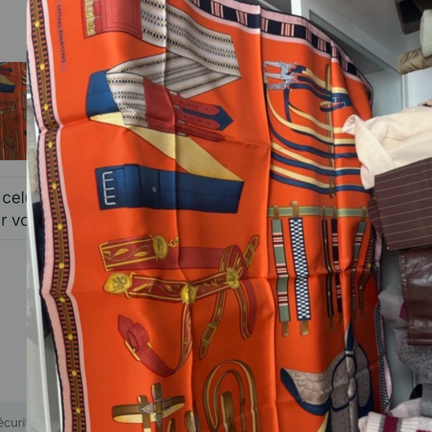 HERMES Lot of 20 Twill Silk Scarves 90 x 90 cm
