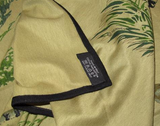 HERMES LES GUEPARDS 2011 Kaki/Black Tee-Shirt Cotton Carre Scarf 110 x 110 cm