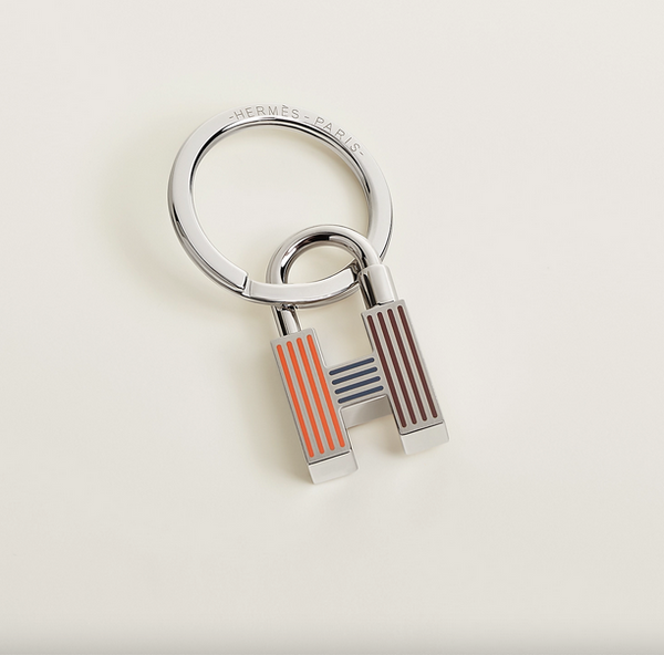 Hermes Plated Silver and Palladium Key Ring New! | poupishop Hermes Plated Silver and Palladium Key Ring New! | poupishop