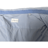 ERMENEGILDO ZEGNA Blue Men's Long Sleeves Shirt, Sz44