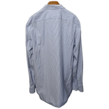 ERMENEGILDO ZEGNA Blue Men's Long Sleeves Shirt, Sz44