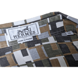 HERMES Modern SilkLinen Men's Long Sleeves Shirt, Sz44