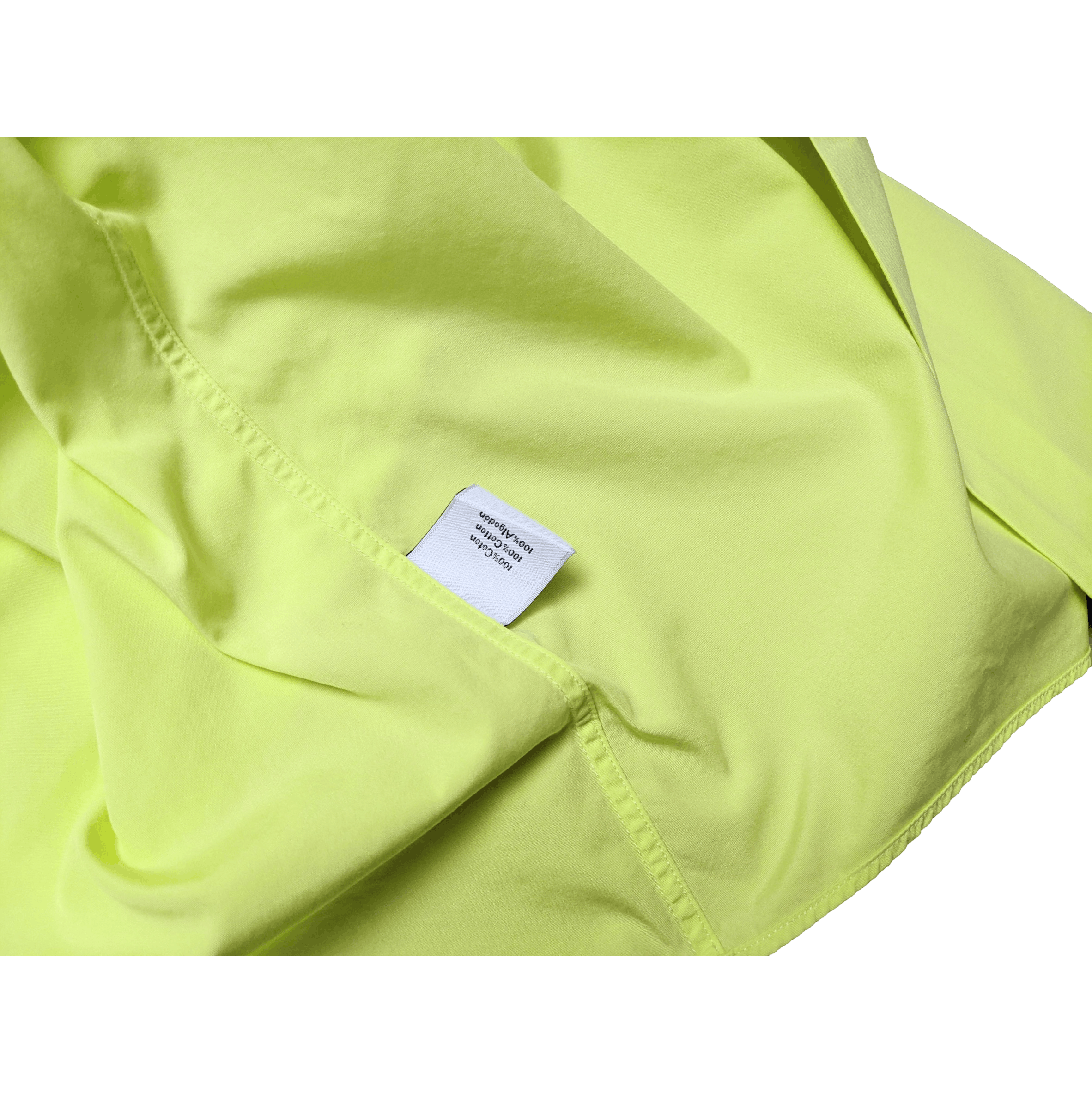 HERMES Neon Men's Long Sleeves Shirt, Sz44