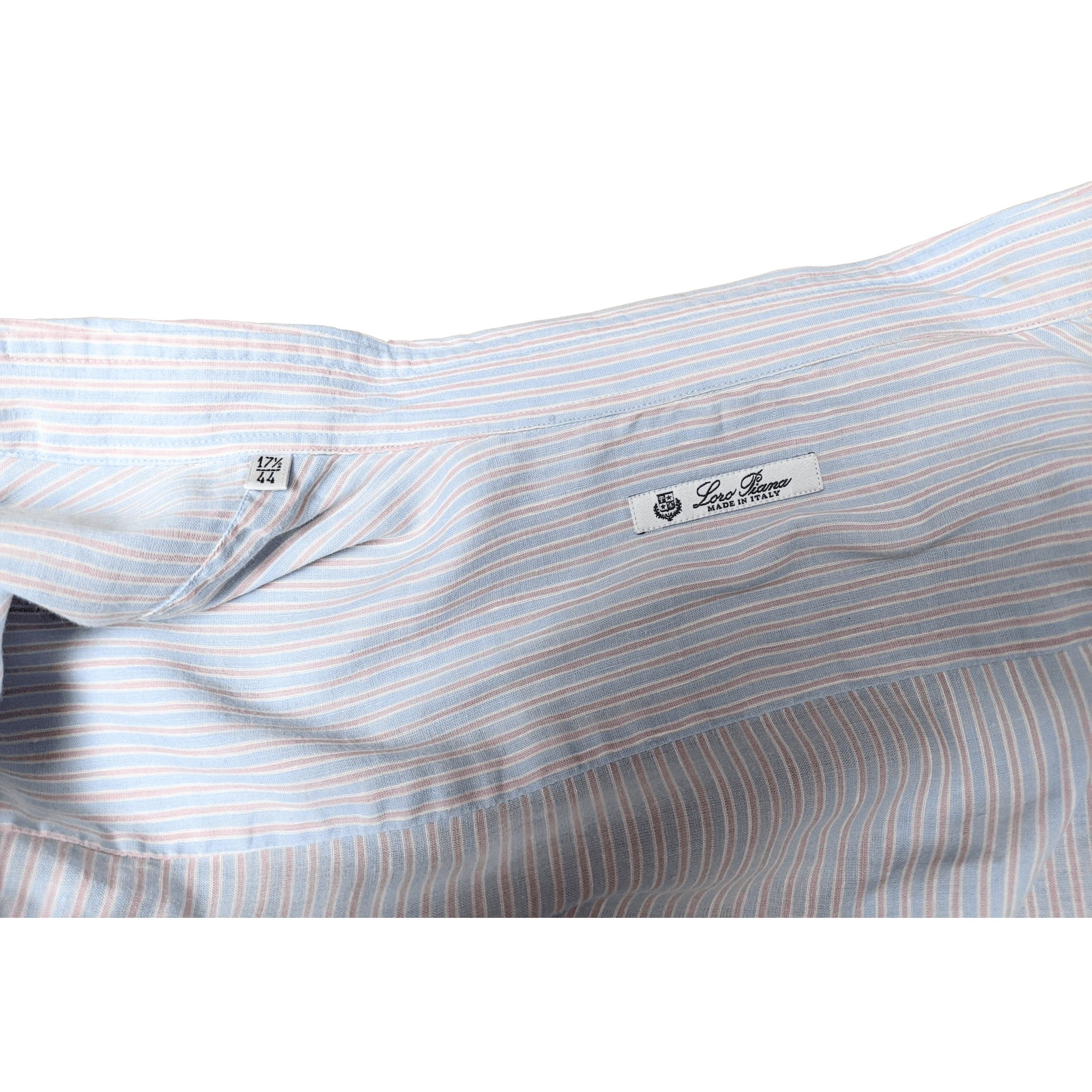LORO PIANA Lined Men's Long Sleeves Shirt, Sz44